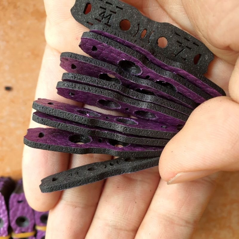 Da ná cao su GZK tím dày 202mm