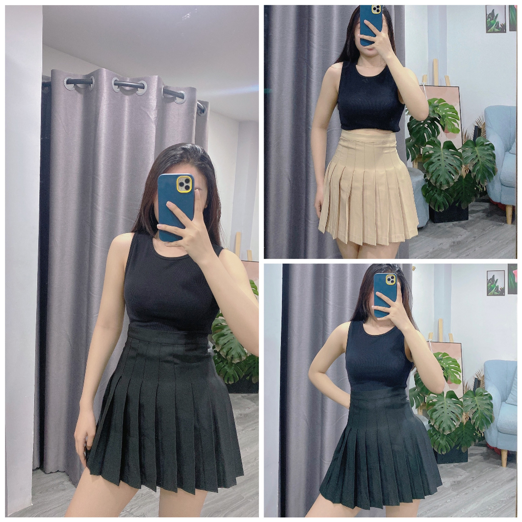 CHÂN VÁY XẾP LY BASIC