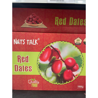 Hộp táo đỏ trái to nuts talk red dates 1kg