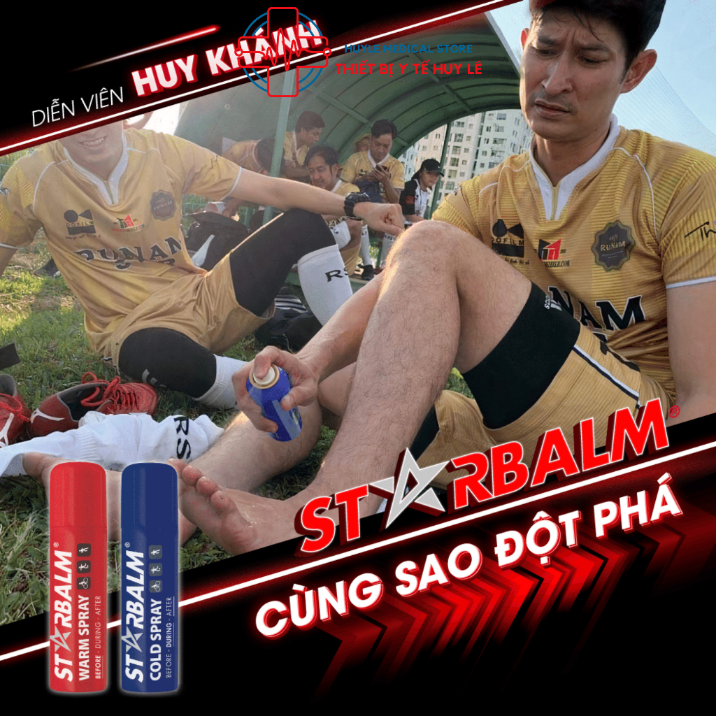 Cao xoa bóp Hà Lan Starbalm, Dầu cù là tăng tuần hoàn máu giảm mỏi cơ - Huy Le