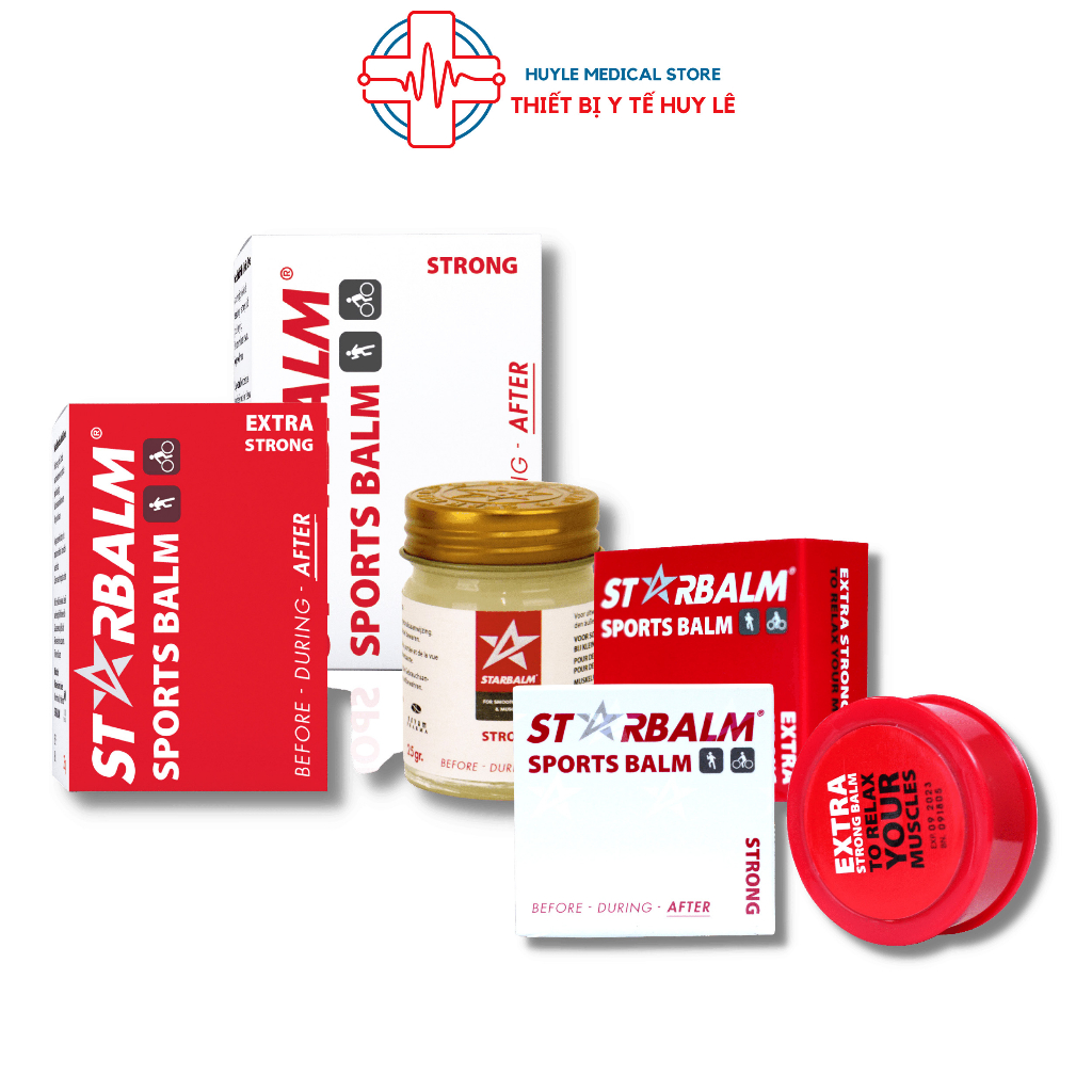 Cao xoa bóp Hà Lan Starbalm, Dầu cù là tăng tuần hoàn máu giảm mỏi cơ - Huy Le