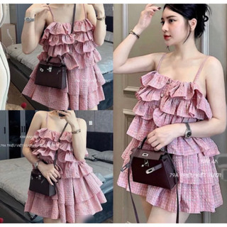 🍒🍒🍒SÉT TẦNG RỜI VÁY CÓ LÓT VẢI QC BAO ĐẸP (HÀNG THIẾT KẾ )LYIE