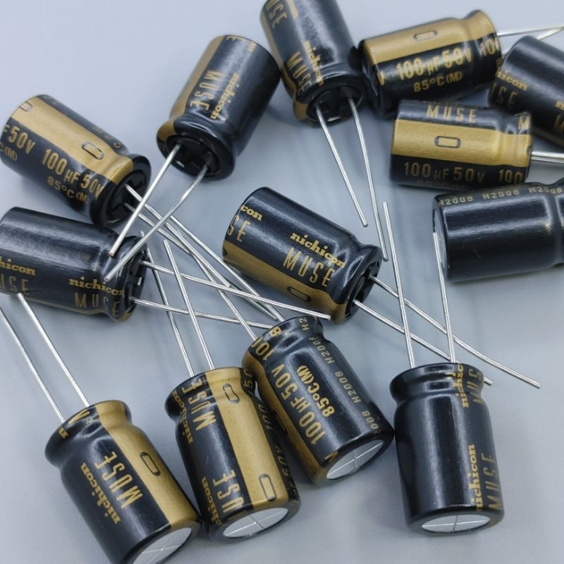 Tụ 50V 100uF Nichicon MUSE KZ chính hãng
