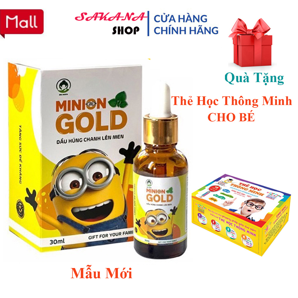 Dầu húng chanh Minion - Tinh dầu Húng chanh minion tăng đề kháng
