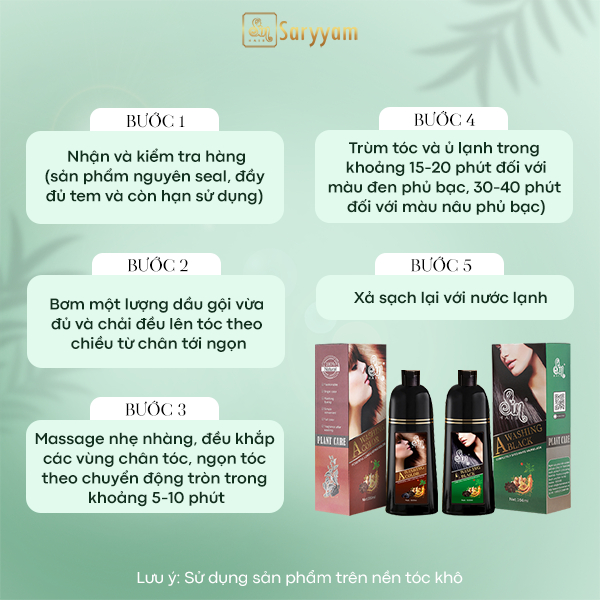 Số 1 Nhật Bản - Combo 2 dầu gội nâu - Dầu gội phủ bạc Sin hair 500ml phủ nhanh trong 15 phút