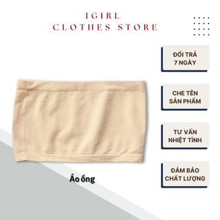 Áo ống cotton co dãn mặc lót trong thoải mái cho nữ ig 0123