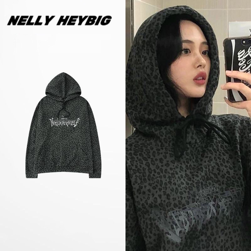 [sẵn] Áo hoodie da cá [3650] Nelly Heybig form rộng dành cho nam và nữ 12 100