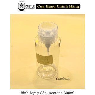 Bình đựng nước rửa móng, acrtone 300ml