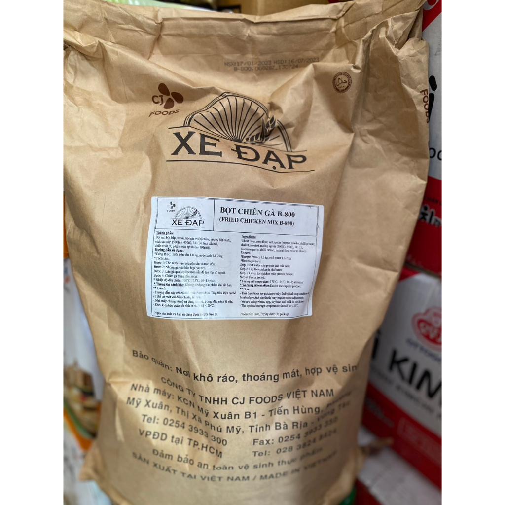 BỘT CHIÊN GÀ CJ PRE-MIX BAO 10KG