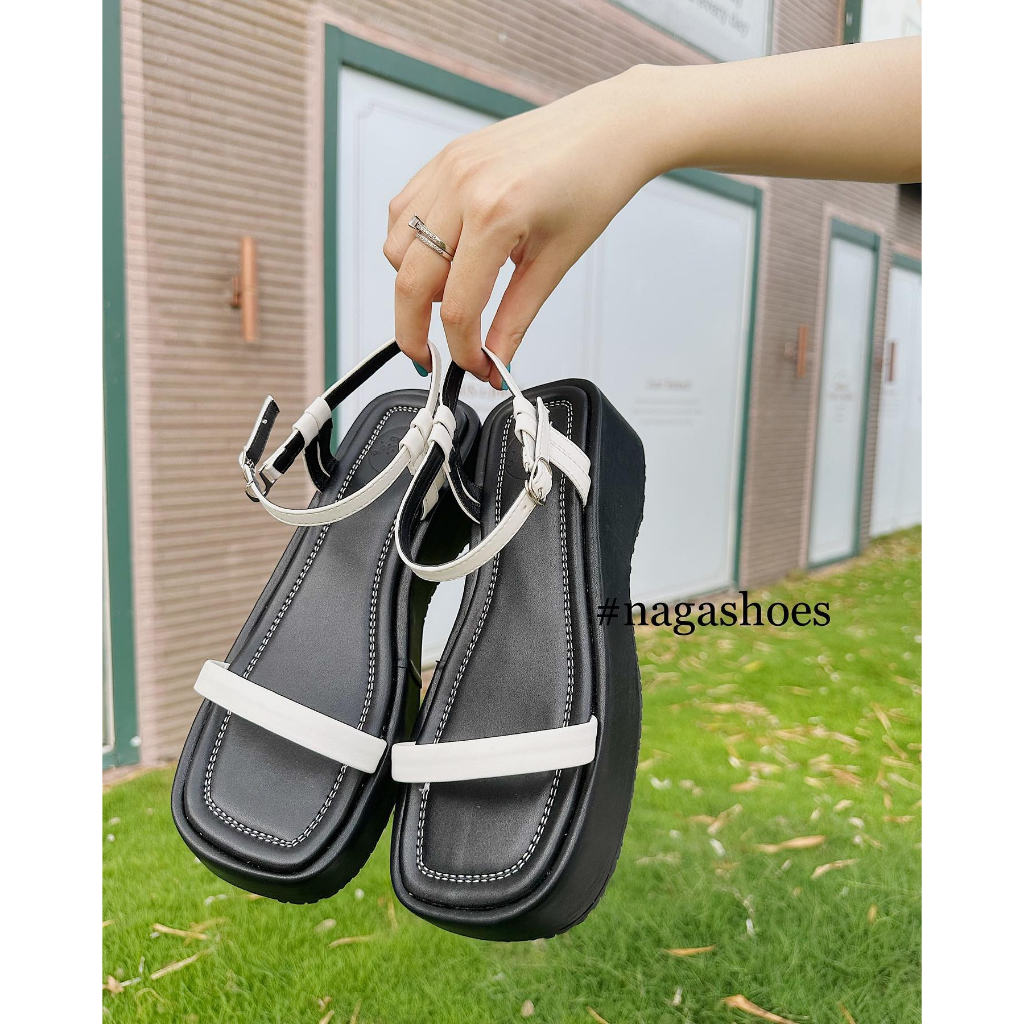 SANDAL NAGASHOES ĐẾ BÁNH MÌ QUAI DÂY BASIC 5P NAS234
