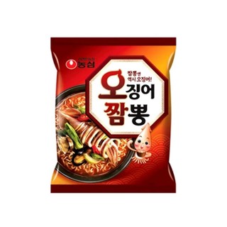 Nongshim] Mì cay Champong mực ống Hàn Quốc dạng gói 115g