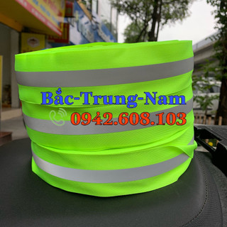 Dây vải phản quang day vải rào chắn dây cảnh báo, bản 5cm dài 100m