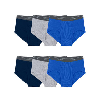 Bộ 6 quần lót nam Fruit of the Loom Men's Assorted 6-Pack Tag-free Fashion Briefs S/M/L (Mỹ)