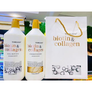 Cặp dầu gội xả biotin & collagen new chính hãng