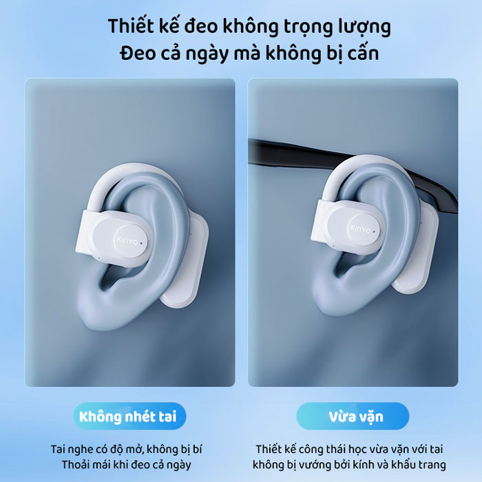 Tai nghe Bluetooth treo tai Kinyo i31