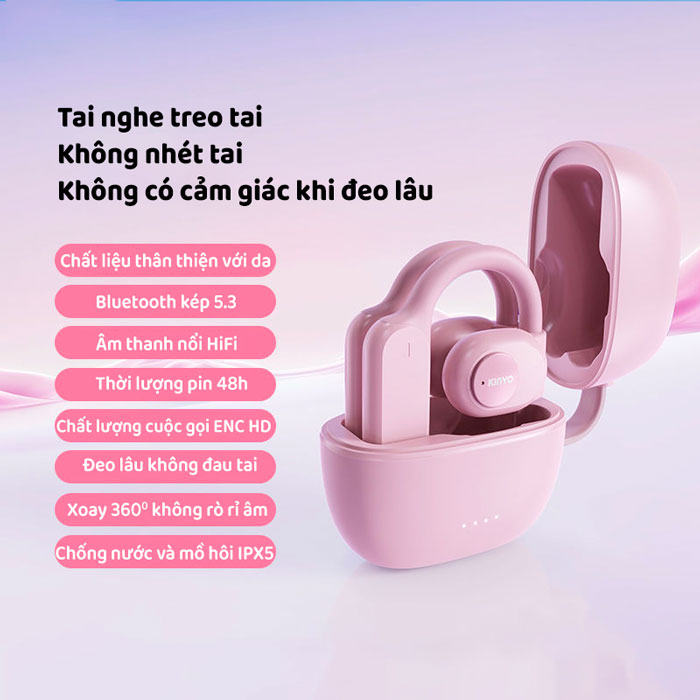 Tai nghe Bluetooth treo tai Kinyo i31