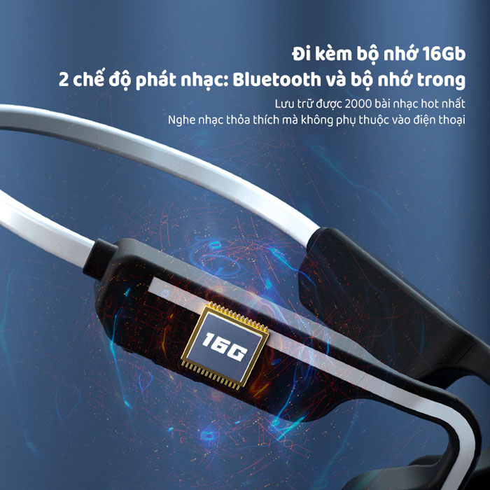 Tai nghe dẫn truyền xương G11 bộ nhớ 16Gb