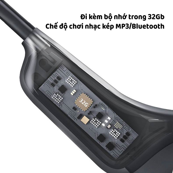 Tai nghe dẫn truyền xương MUSIC H12 dung lượng 32Gb