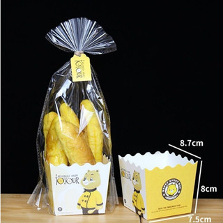 Tập 100 túi cookies 250gr gấu vàng hoặc xanh