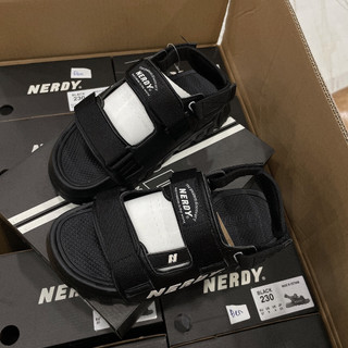 [Chính Hãng] Giày Sandal Nerdy - Đen Logo Trắng - Code: PNEU22AE03602