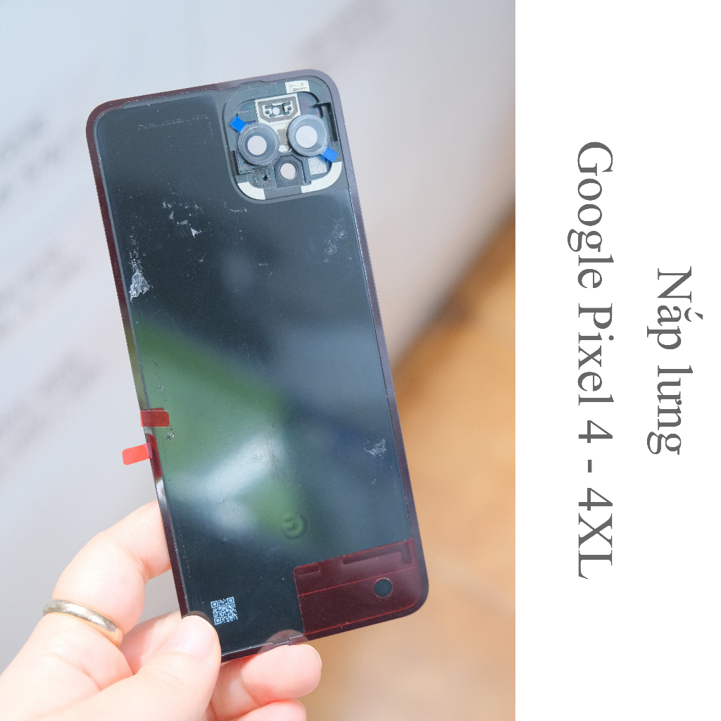 Nắp lưng cho GG Google Pixel 4 _ 4XL kèm keo lưng,có khung kính camera