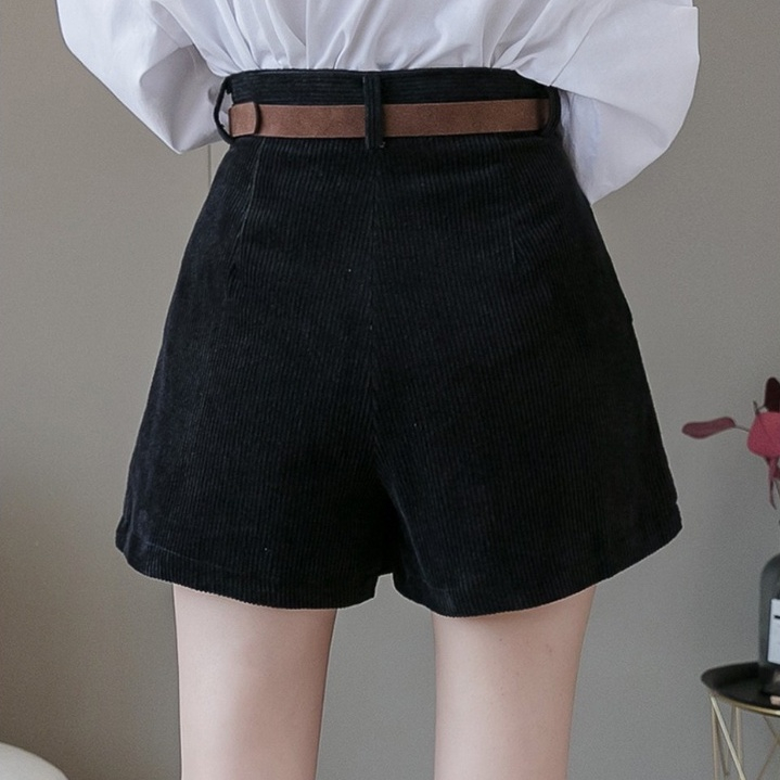 Quần Short Nhung Tăm Cao Cấp, Quần Sooc Nữ Lưng Cao Hách Dáng Siêu Đẹp