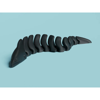 Mẫu in 3d nhựa - articulated moray eel - ms14