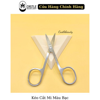 Kéo cắt mi màu bạc, kéo tỉa lông mài