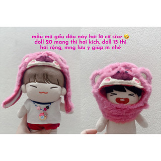 Mũ cho Doll 15cm & 20cm