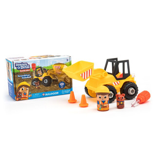 Xe xúc cán cải design & drill bolt buddies - Design & Drill Bolt Buddies Bulldozer - Learning Resour