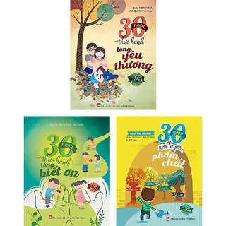 Sách - bộ sách rèn luyện phẩm chất cho trẻ - 3 cuốn - đậu thị nhung
