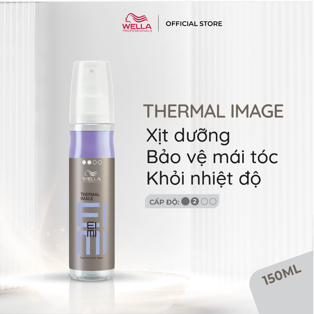 Xịt dưỡng bảo vệ tóc trước khi sấy và tạo kiểu bằng nhiệt Wella Eimi Thermal Image 150ml