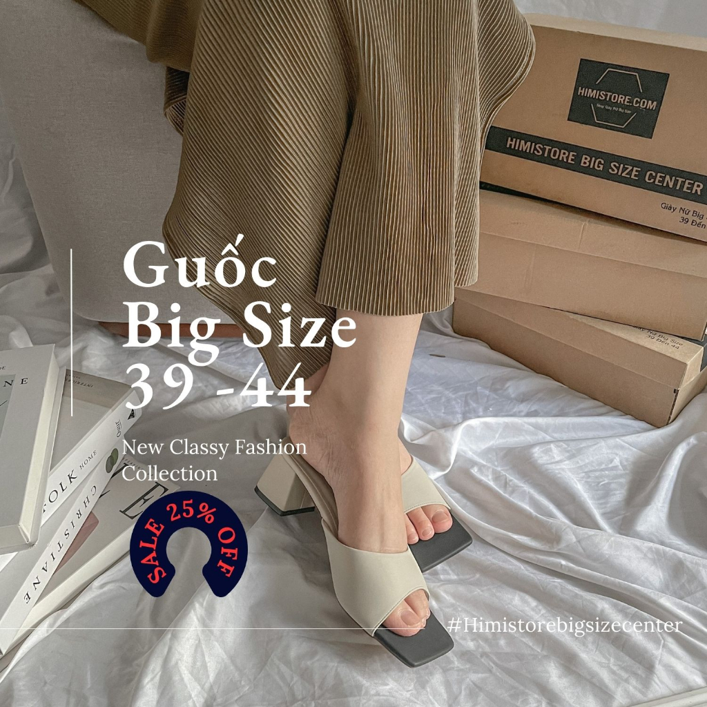 Guốc Vuông 5ph Quai Basic Thương Hiệu Himistore - Himi237