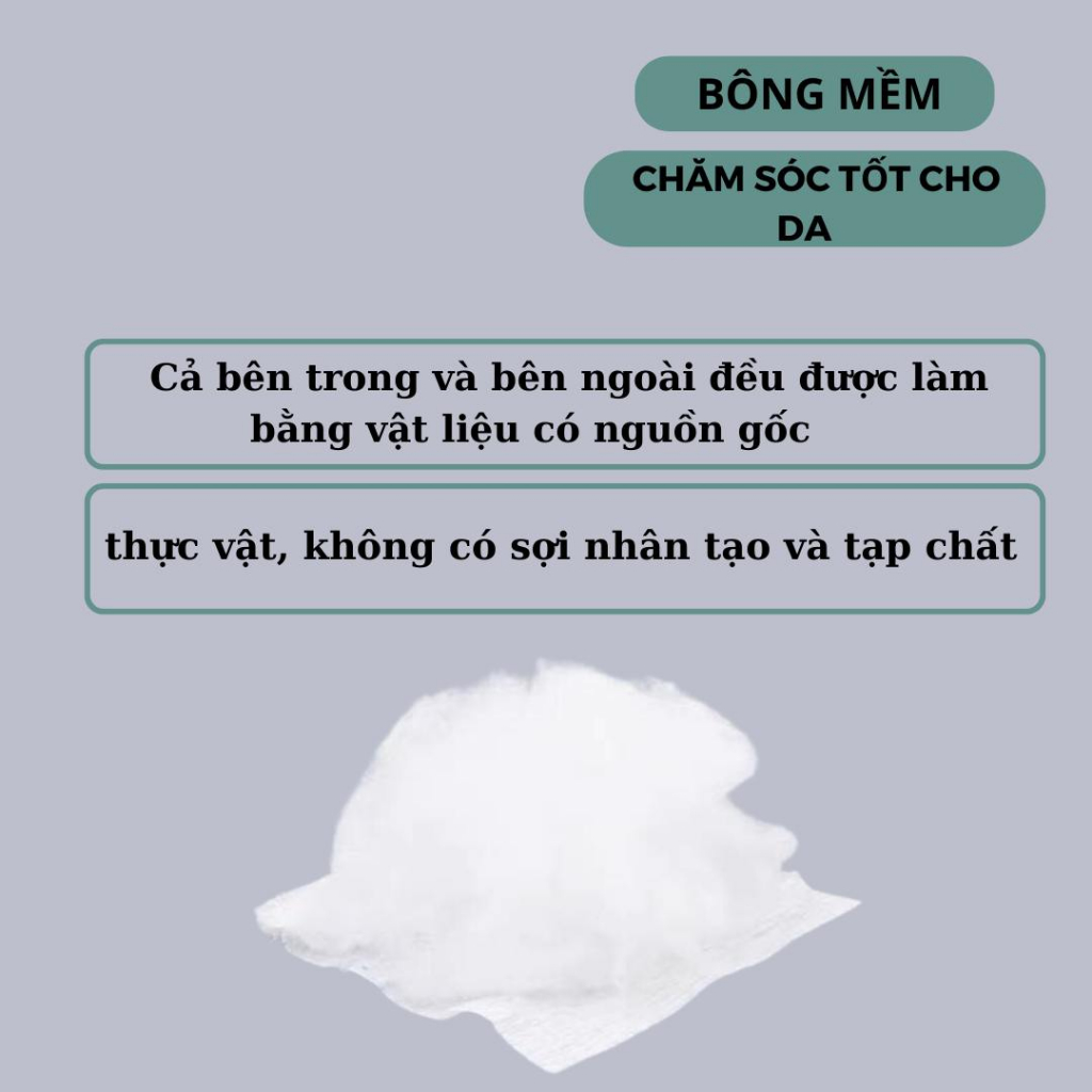 Bông tẩy trang dưỡng da Cotton Pads 222 miếng