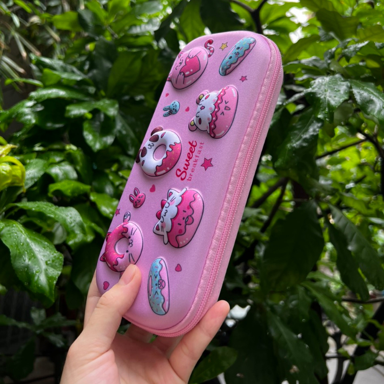 Hộp đựng bút 3D hoạt hình 2 ngăn cho bé trai và bé gái có nhiều mẫu lựa chọn