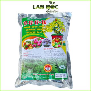 Phân npk 17-17-17 + te - gói 1kg