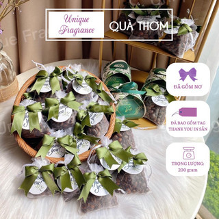 Túi thơm cafe - 10 túi thơm treo xe ô tô/làm quà tặng đám cưới, sự kiện, quà doanh nghiệp - UNIQUE FRAGRANCE