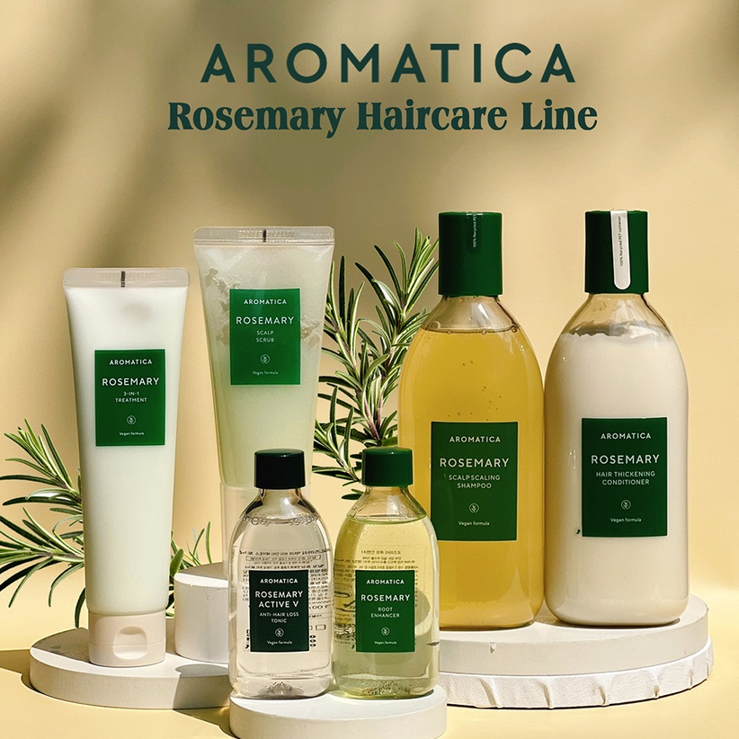 Bộ sản phẩm hương thảo chăm sóc tóc Aromatica Rosemary