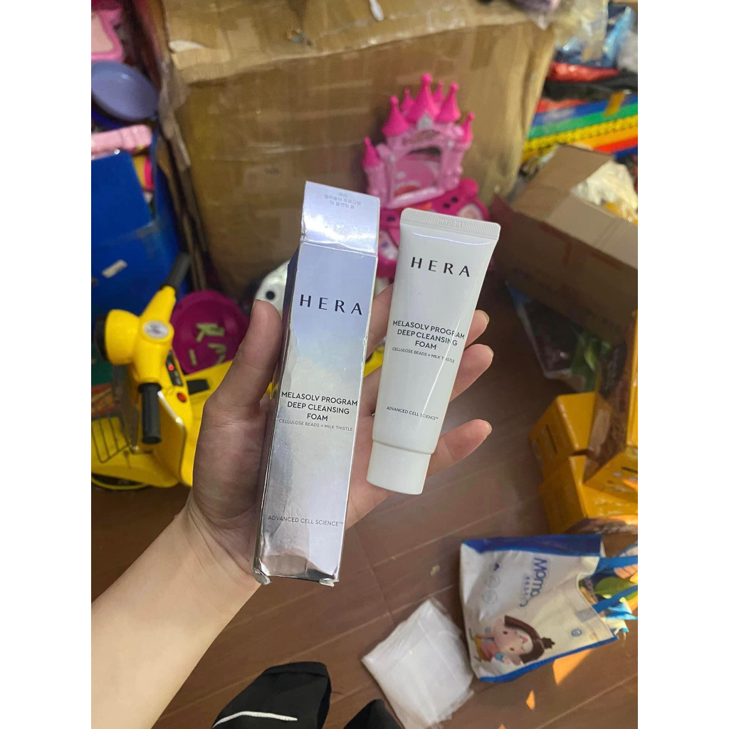 Sữa rửa mặt Hera 200g Hàn Quốc (Melasolv Program Deep Cleansing Foam) hàng chuẩn
