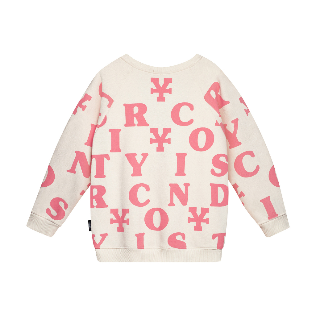 Áo Khoác DirtyCoins Print Cardigan - Ivory/Pink