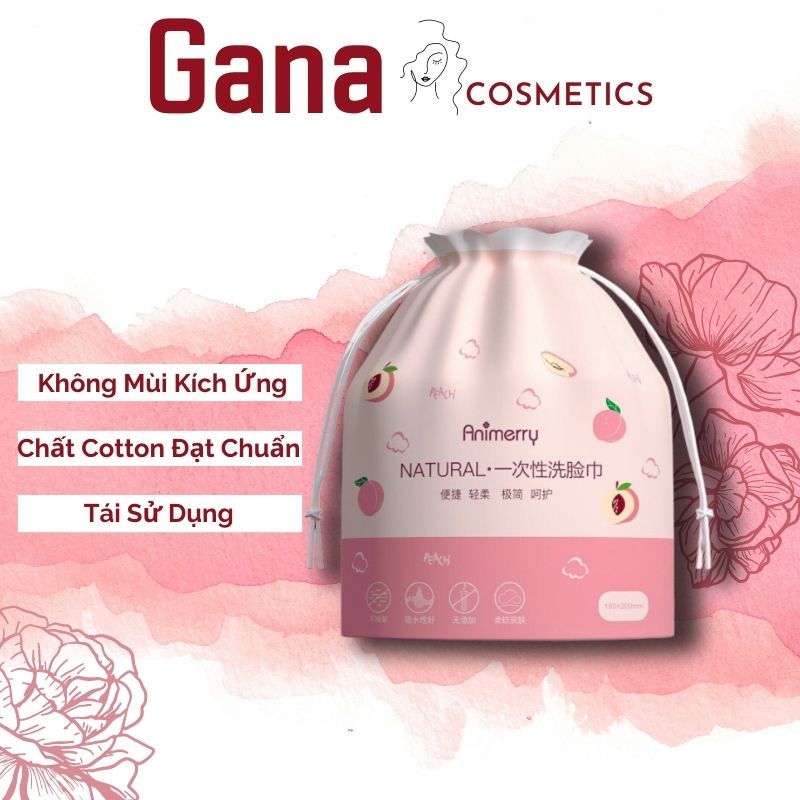 Khăn Mặt Khô Animerry Dùng 1 Lần Lau Khô, Lau Ướt , Giấy Lau Mặt Dùng Một Lần Nhiennngoc
