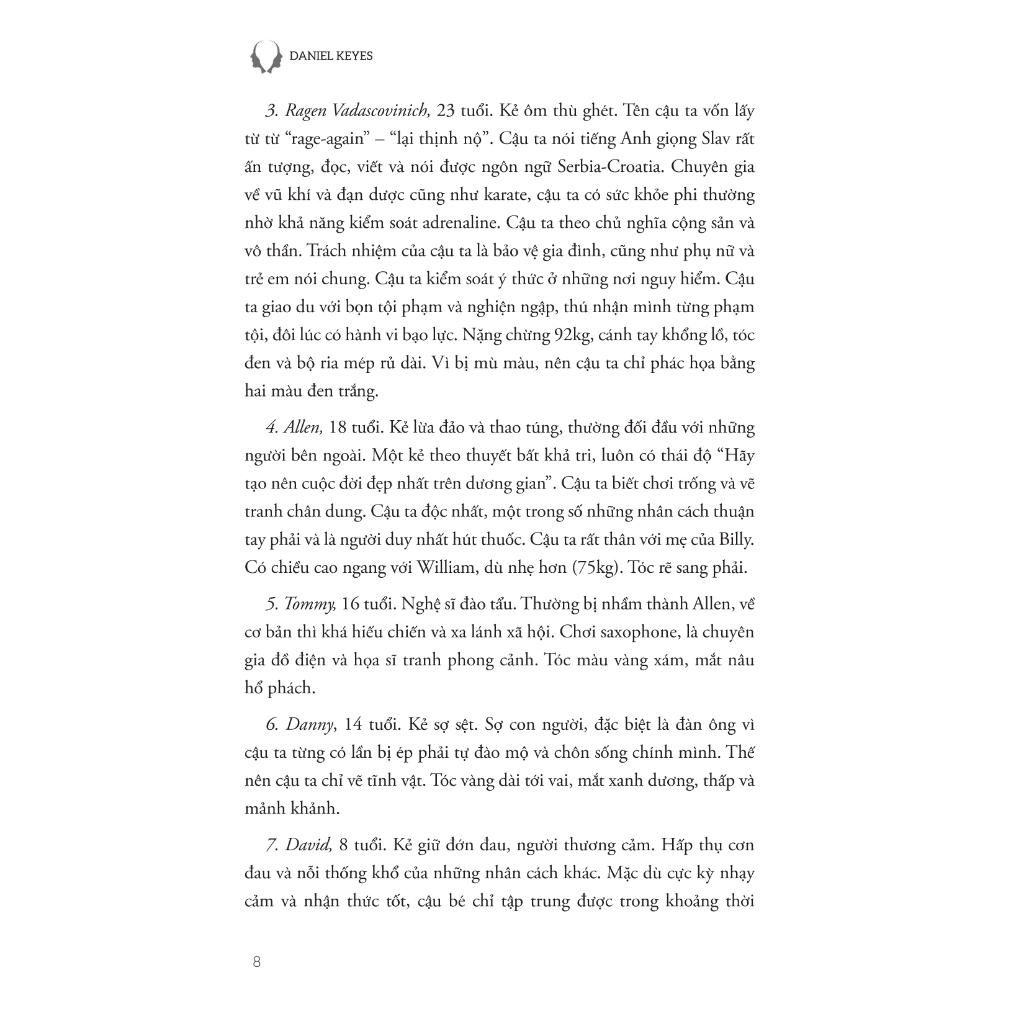 Sách - 24 Nhân Cách Của Billy Milligan