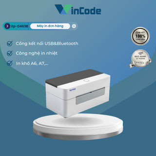 Máy in đơn hàng, máy in nhiệt Xprinter XP-D463B, in tem mã vạch, in mã vận đơn qua bluetooth.