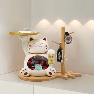 Giá gỗ quả dứa móc chìa khoá treo trang sức decor trang trí phòng khách đáng yêu - AM Decor