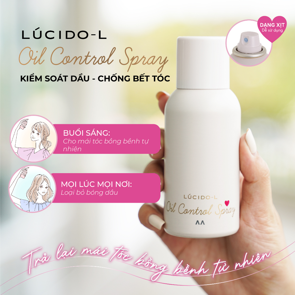 Xịt Chống Bết Tóc Lucido-L Oil Control Spray 70g