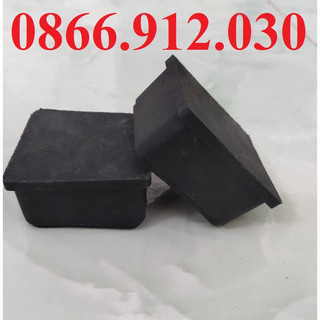 10 chiếc KT vuông 60x60_ đóng trong chân bàn ghế chụp cao su bịt trong chân bàn ghế, ống hộp, bịt nhựa chống xước
