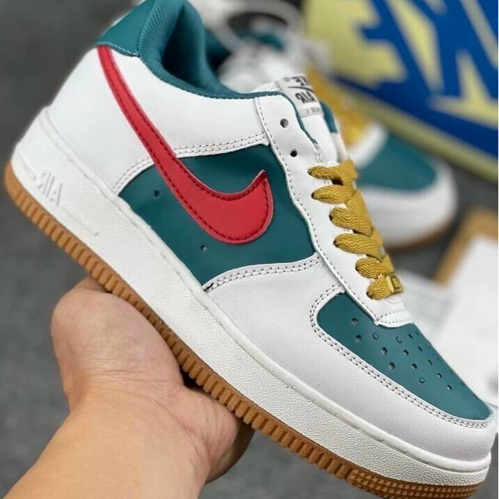 XẢ Giày thể thao A.F 1 xanh đỏ  nam nữ cao cấp siêu hot