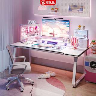  Bàn gaming làm việc mặt gỗ thiết kế cá tính decor phòng game chân sắt uốn chắc chắn - GM95 