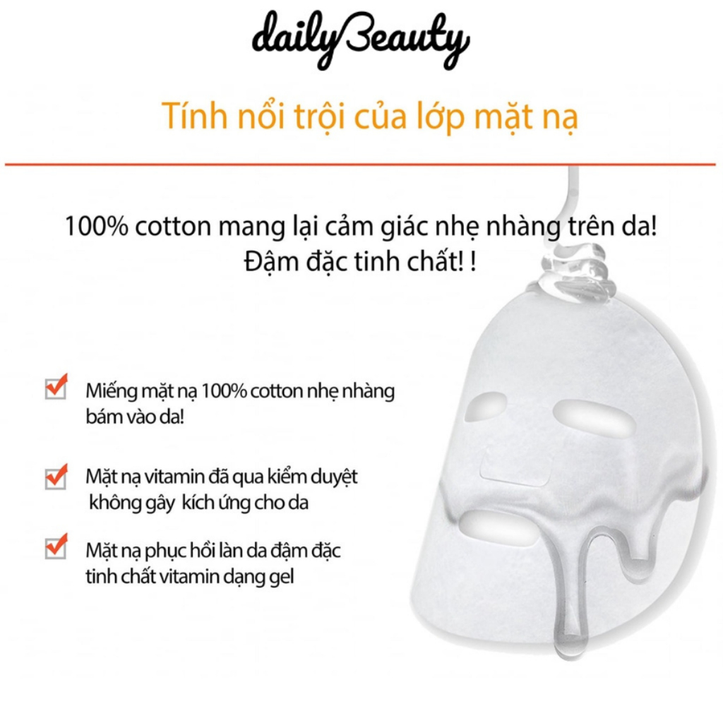 Mặt Nạ cấp ẩm BANOBAGI Super Collagen Mask 30ml dưỡng da cấp ẩm chuyên sâu và hồi phục da Daily Beauty