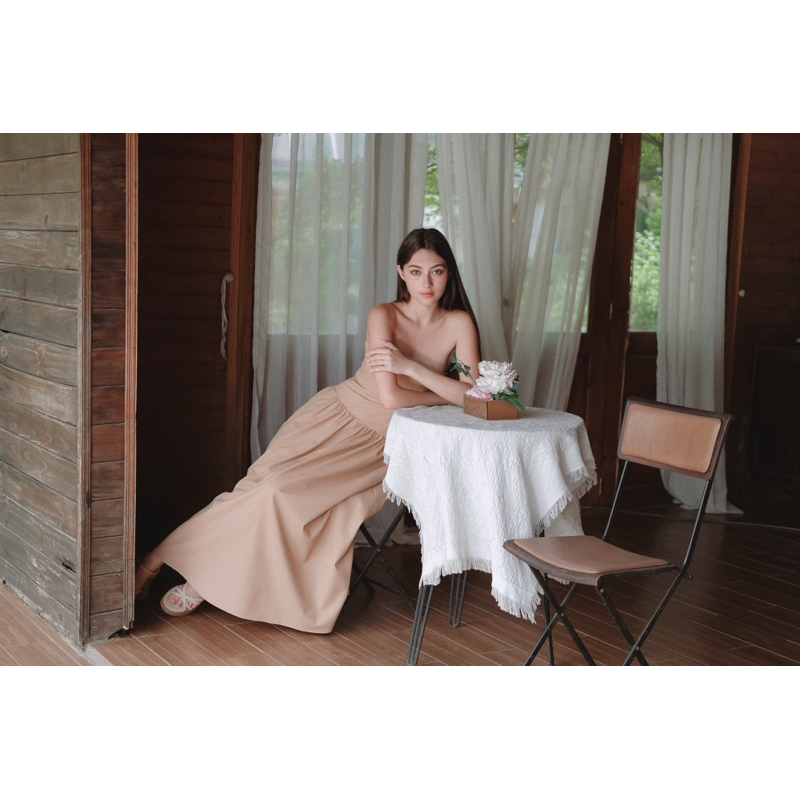 RUBIES Đầm Dài Yuki Dress Hoa